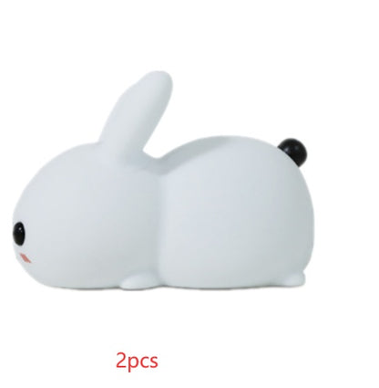 Colorful Rabbit Silicone Night Light