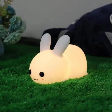 Colorful Rabbit Silicone Night Light